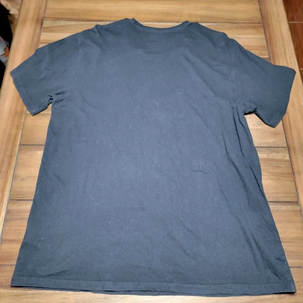 True Religion SS Black Unisex Tee Black Logo - Size XL